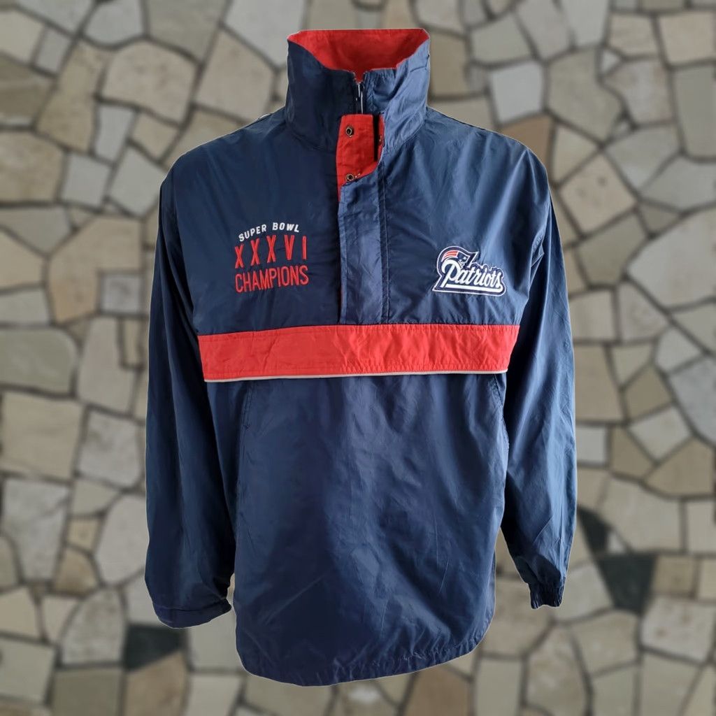 Nique Nike New England Patriots 5X Super Bowl Champions Jacket Mens L Navy Size US L / EU 52-54 / 3 - 1 Thumbnail