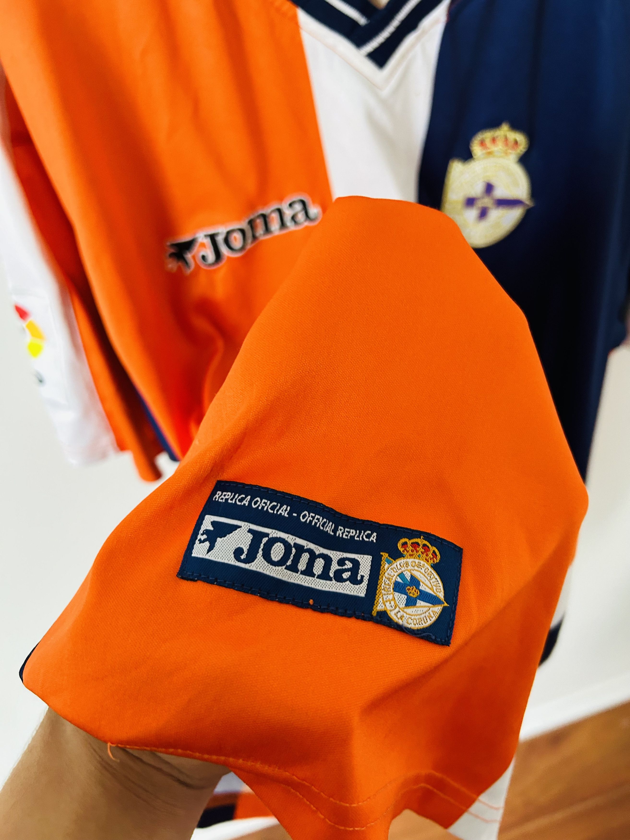 Joma × Vintage Deportivo la coruna 2003/04 european away Size US L / EU 52-54 / 3 - 4 Thumbnail