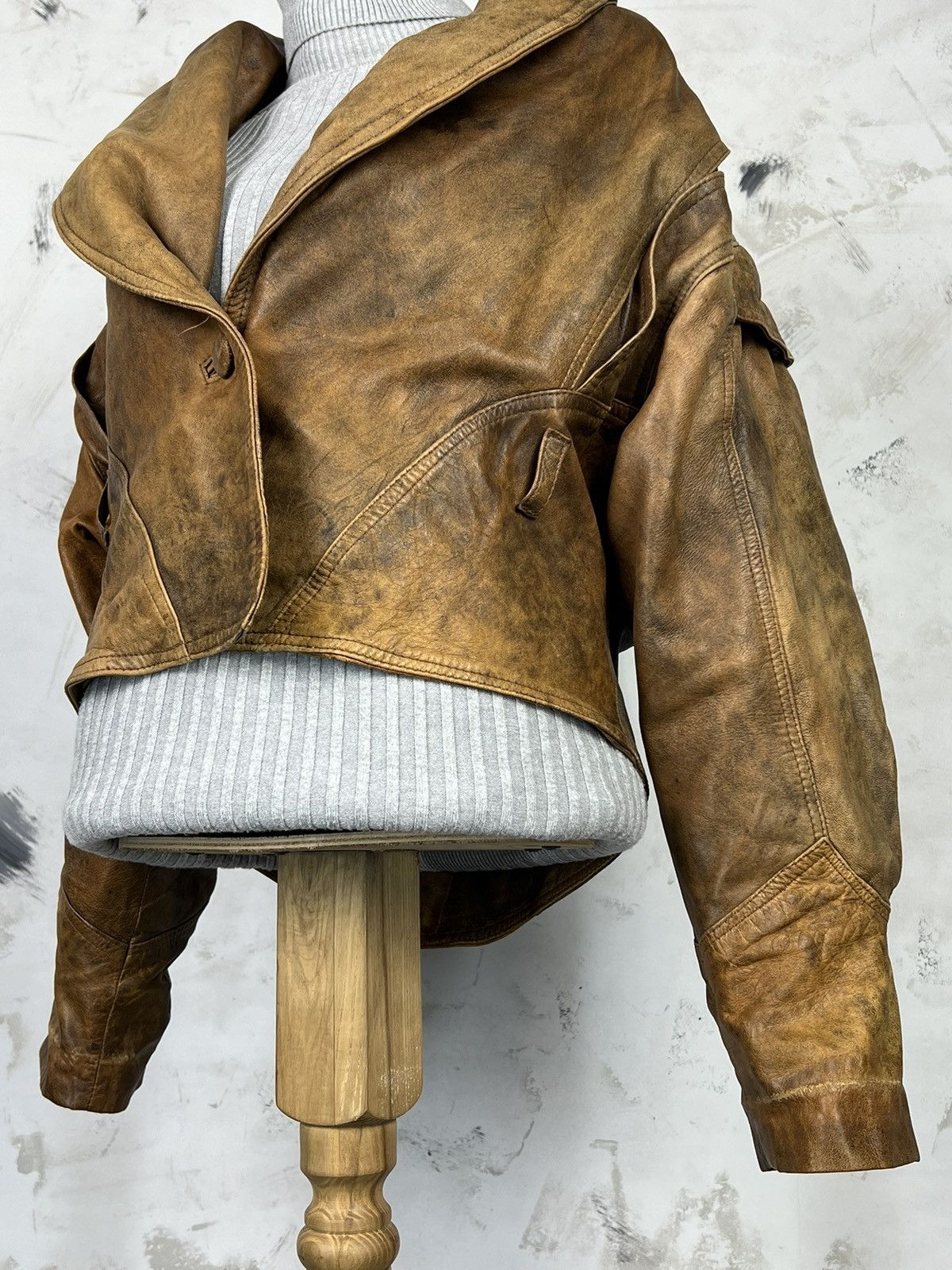 Vera Pelle Vintage Vera Pelle Leather Jacket Size M - L Size M / US 6-8 / IT 42-44 - 6 Thumbnail