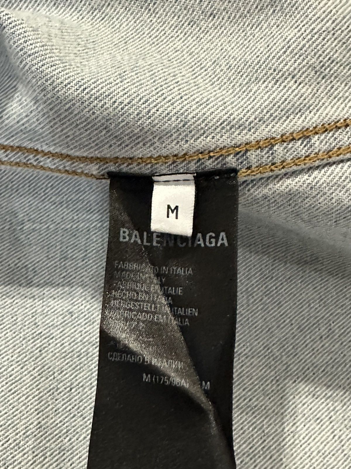 Balenciaga Balenciaga distressed oversized sleeveless shirt Size US M / EU 48-50 / 2 - 5 Thumbnail