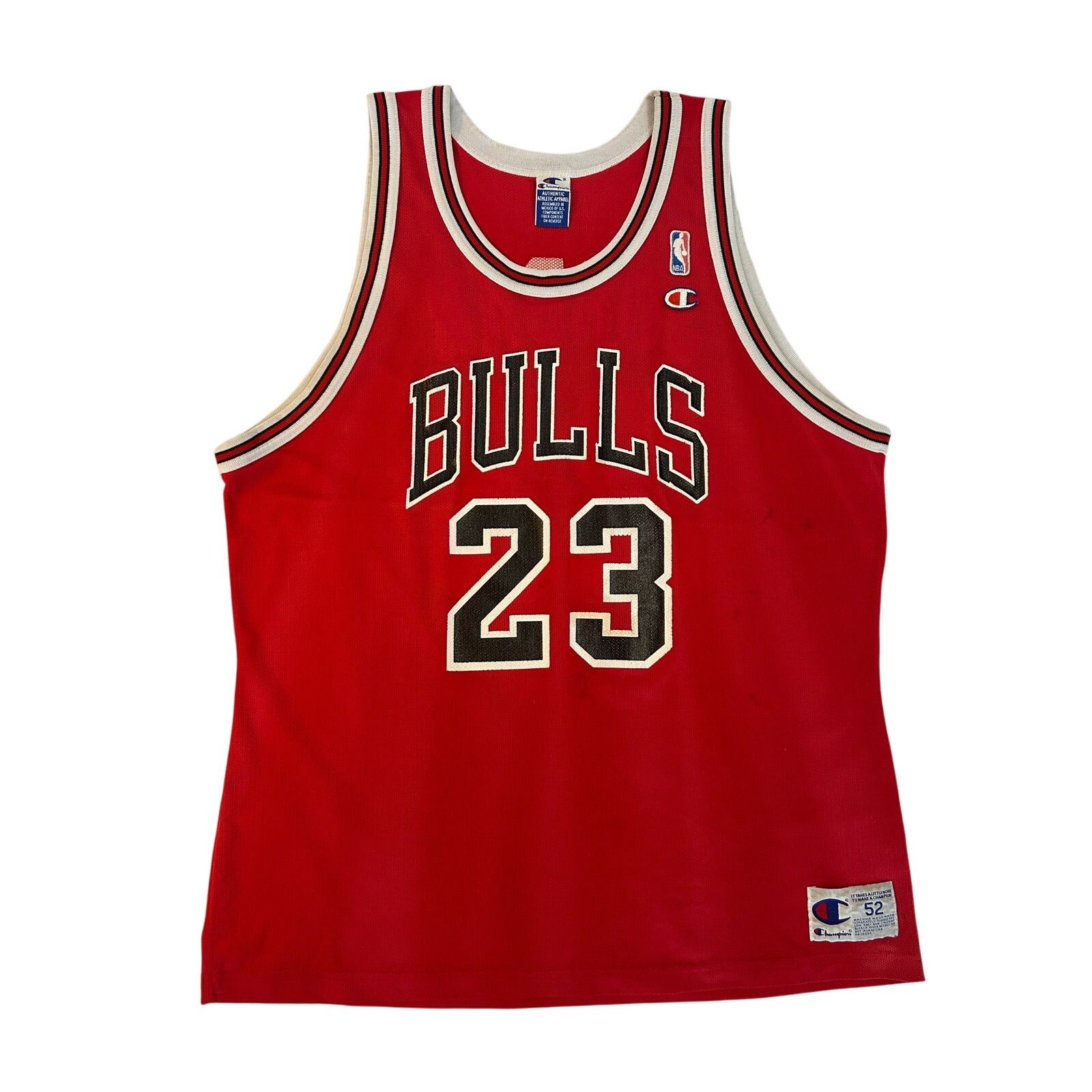 Champion Authentic Champion Vintage Jordan 23 Bulls Jersey Size 2XL Size US XL / EU 56 / 4 - 1 Thumbnail