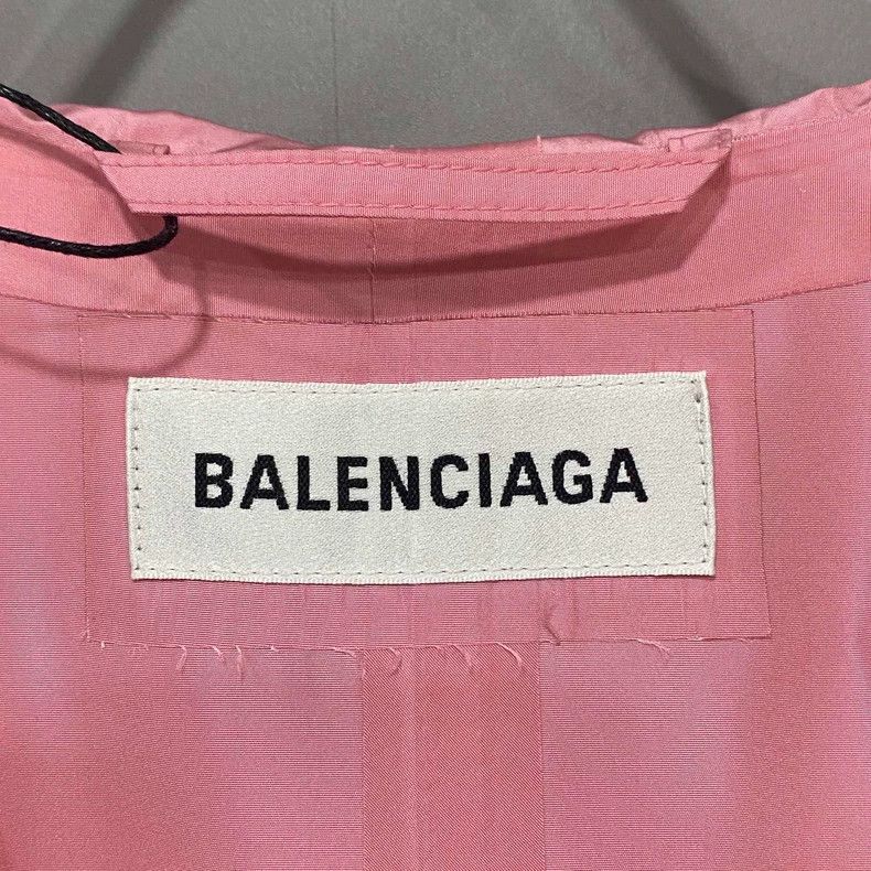 Balenciaga Balenciaga Light Pink Belted Hooded Windbreaker Size S / US 4 / IT 40 - 4 Thumbnail