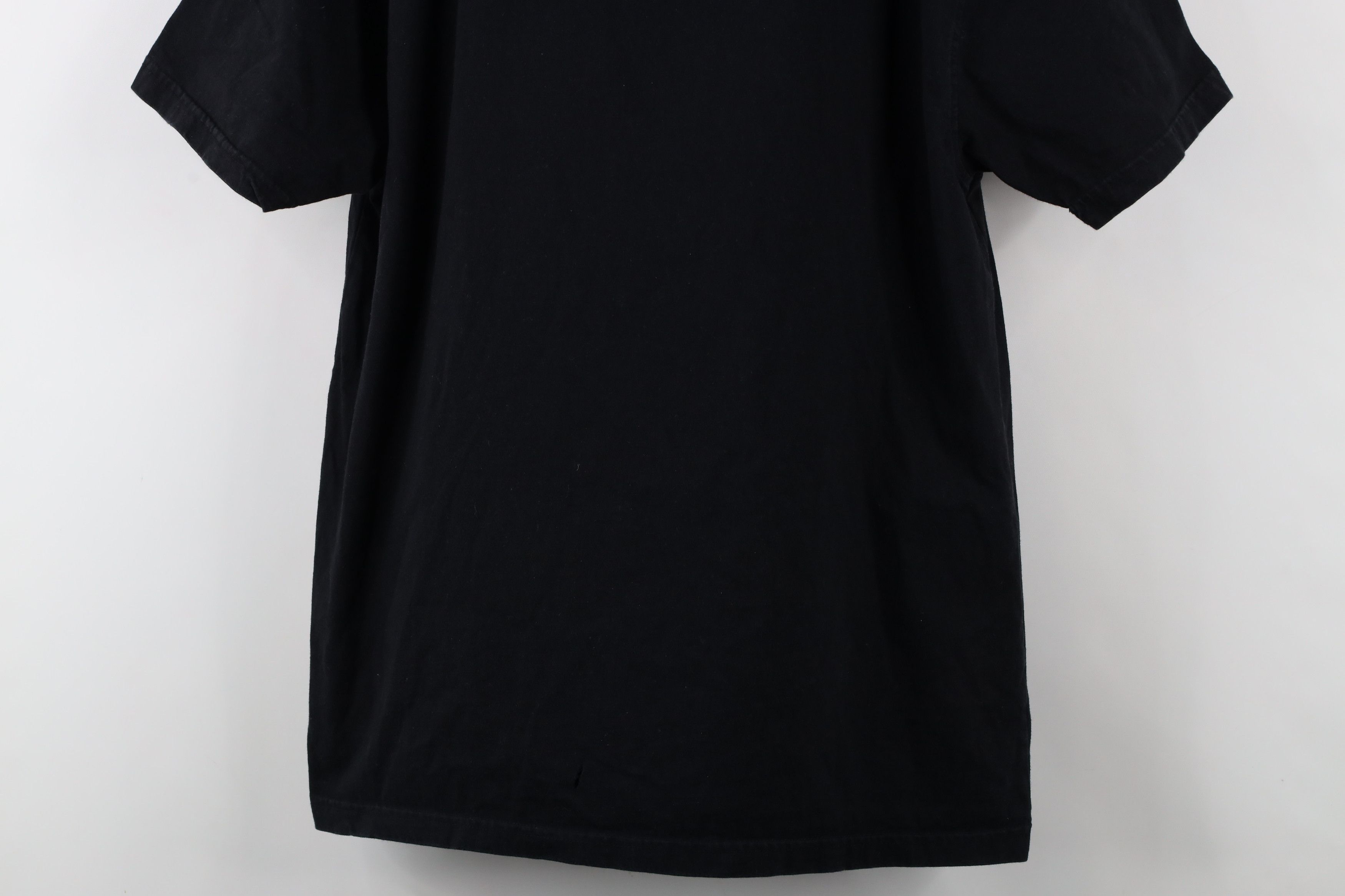 Vintage Vintage 90s Streetwear Blank Heavy Cotton T-Shirt Black Size US L / EU 52-54 / 3 - 3 Thumbnail