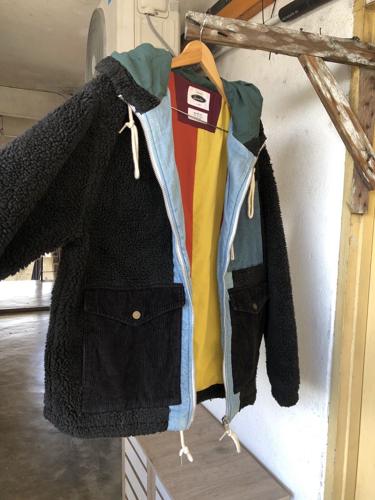 Seditionaries Korean Brands❗️Queitist Fleece Patchwork Like Undercover Size US XL / EU 56 / 4 - 12 Thumbnail
