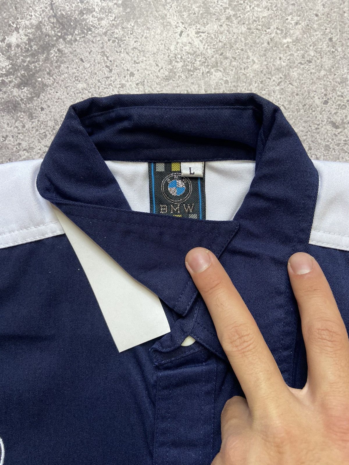 BMW Vintage Bmw Shirt Logo Size US L / EU 52-54 / 3 - 8 Thumbnail