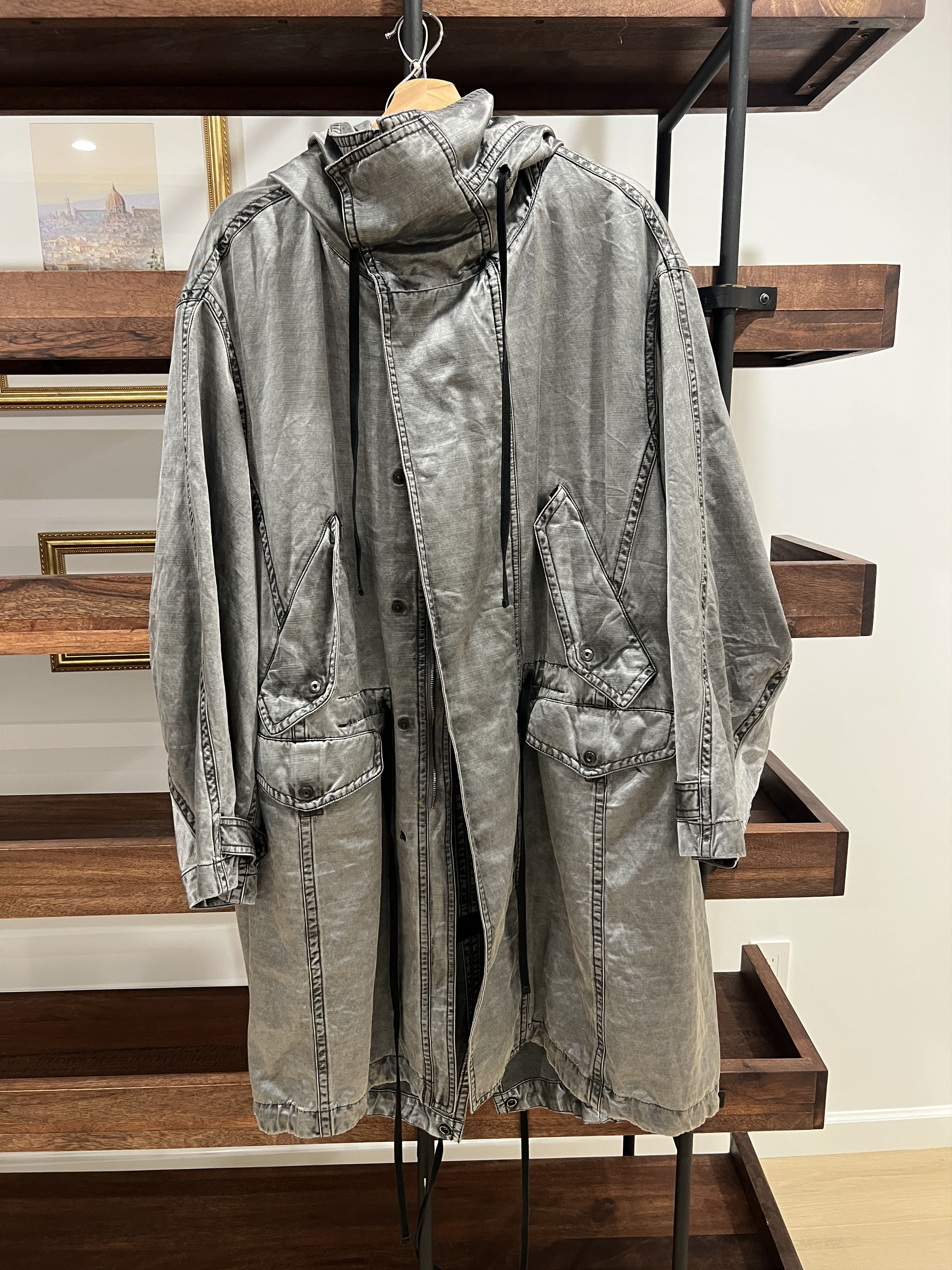 Julius 927COM1-G Ash Gray / Mods Coat Size US S / EU 44-46 / 1 - 1 Thumbnail