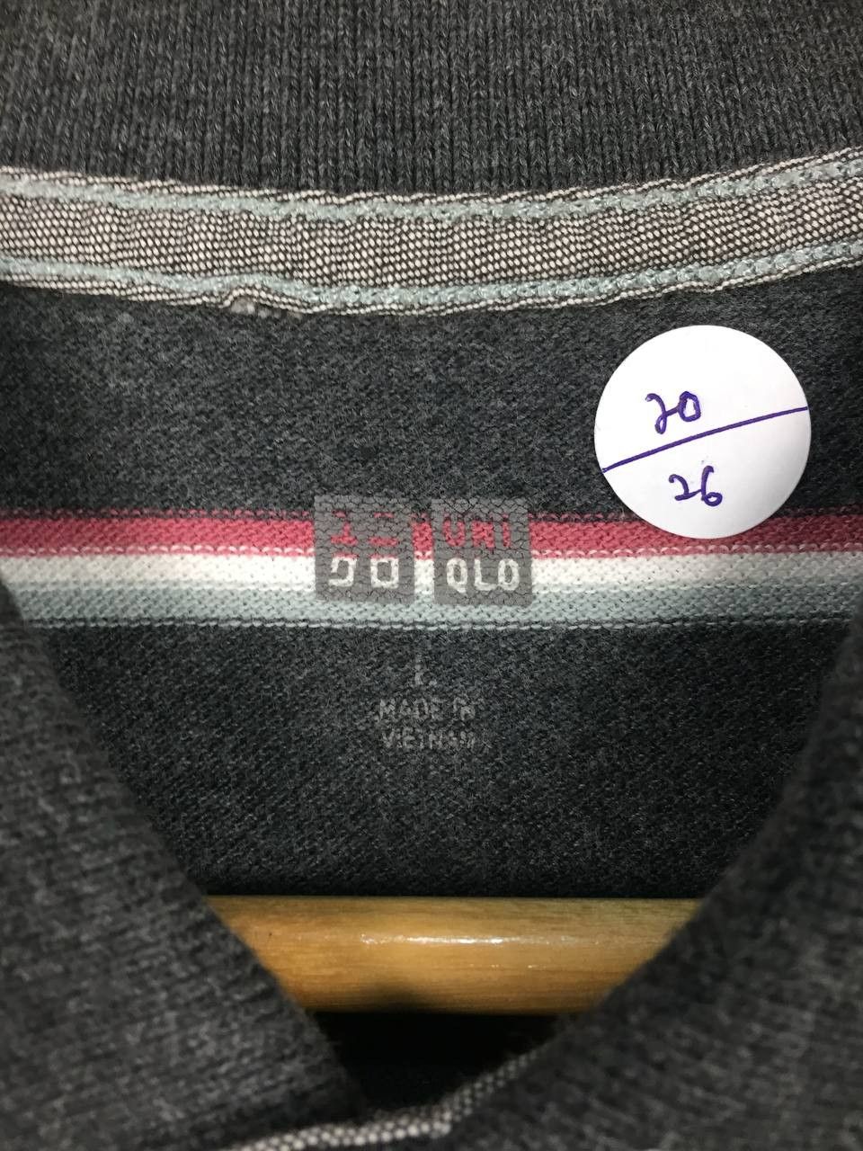 Japanese Brand × Uniqlo Uniqlo Casual Essential Striped Polo Tee Size US M / EU 48-50 / 2 - 6 Thumbnail