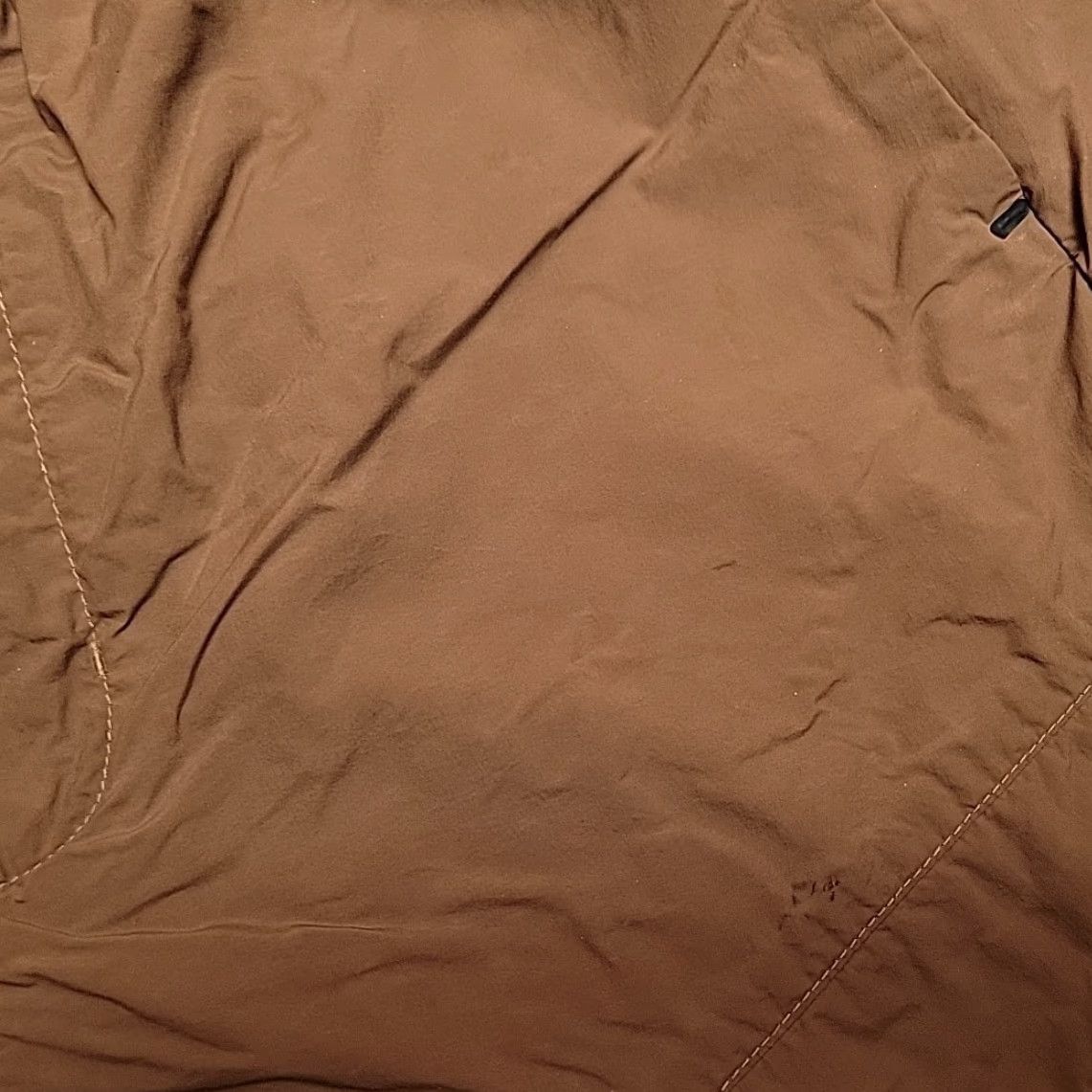 Nike Nike Shorts Mens L Brown Unlined Embroidered Swoosh 100% Nylon Windbreaker Y2K 90s USA Logo Drawstring Lightweight Machine Washable Size US 33 - 5 Thumbnail