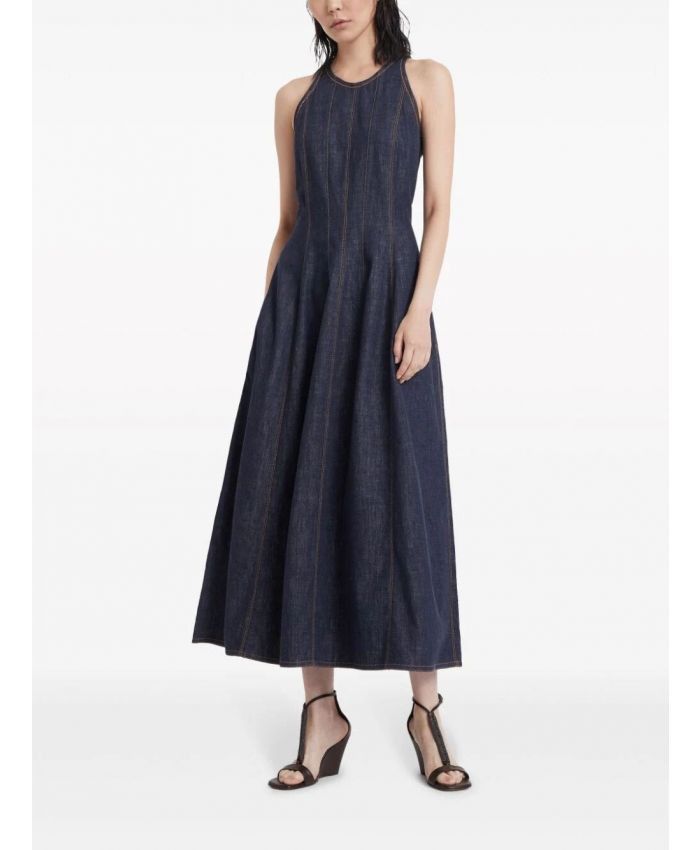Brunello Cucinelli o1la1rc1a0425 Denim Dress in Black | Grailed