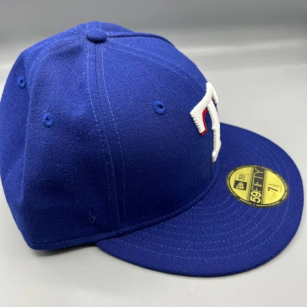 New Era Texas Rangers Hat Men 7 1/2 59Fifty New Era MLB Fitted Cap Size ONE SIZE - 3 Thumbnail