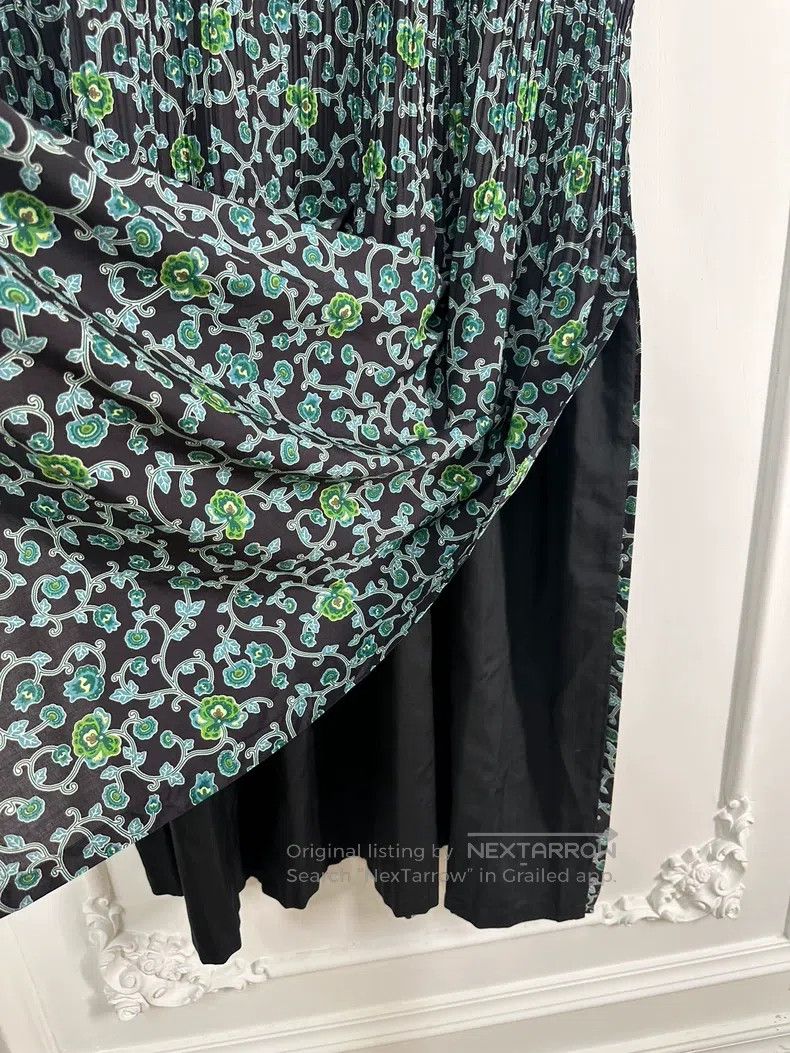 Issey Miyake Issey Miyake Pleated Floral Dress Size S / US 4 / IT 40 - 8 Thumbnail
