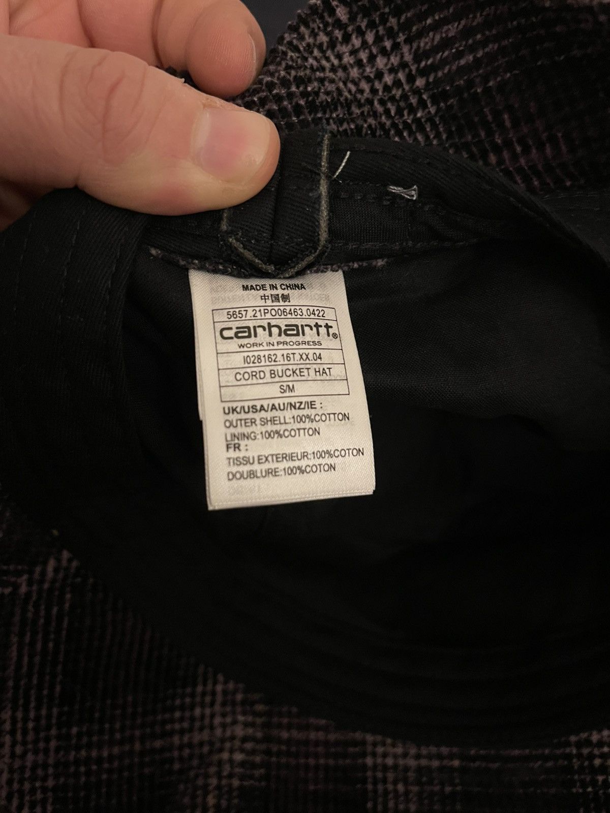 Carhartt × Carhartt Wip Carhartt Cord Bucket Hat Size S/M new !!! Size ONE SIZE - 2 Thumbnail