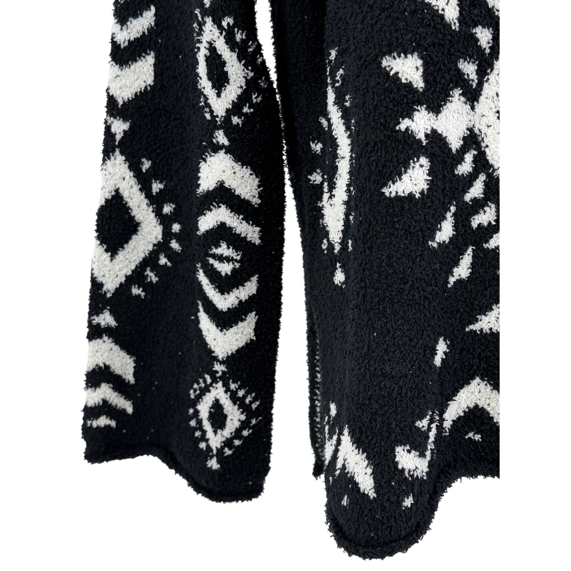 Other NWT Black White Slouchy Aztec Sweater | Boho Coastal Cowgirl Size S / US 4 / IT 40 - 4 Thumbnail