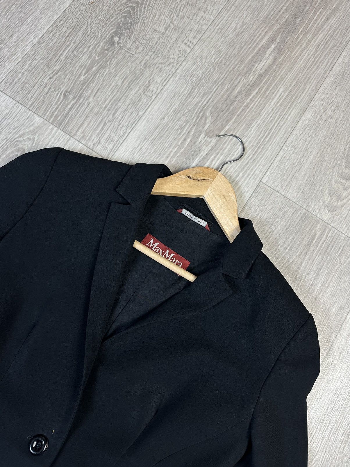 Max Mara × Vintage Max Mara Italy Costume Blazer Jacket and Skirts Size M / US 6-8 / IT 42-44 - 5 Thumbnail