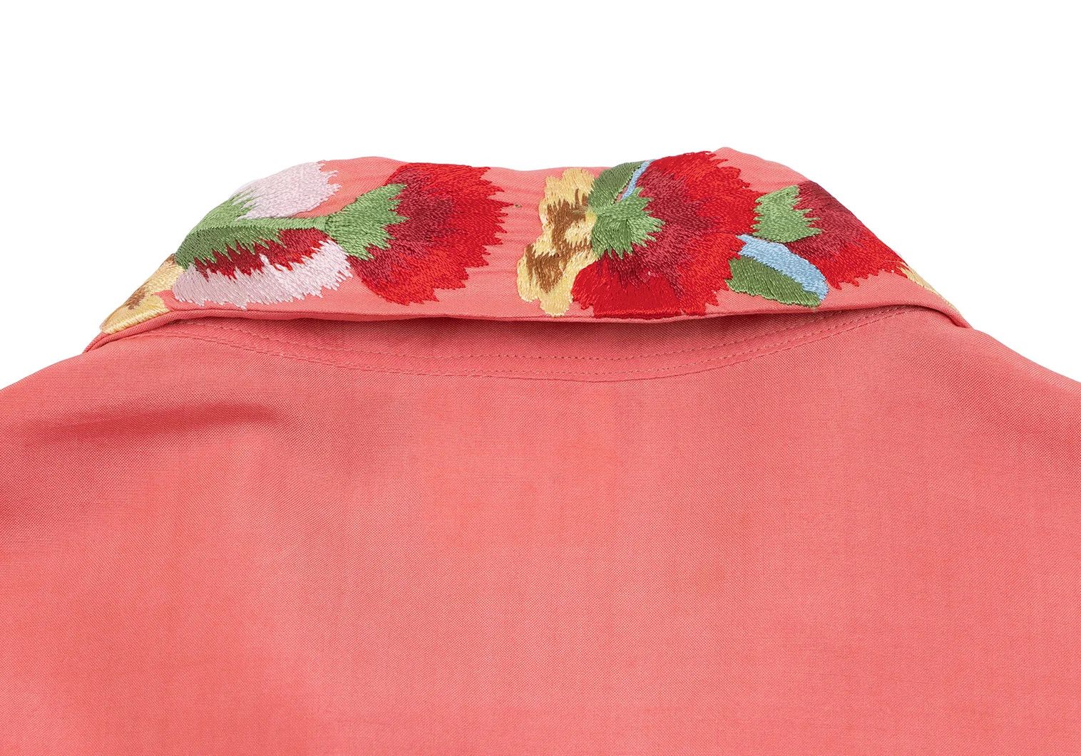 Yohji Yamamoto Yohji Yamamoto Floral Embroidery Silk Shirt Size US M / EU 48-50 / 2 - 15 Thumbnail