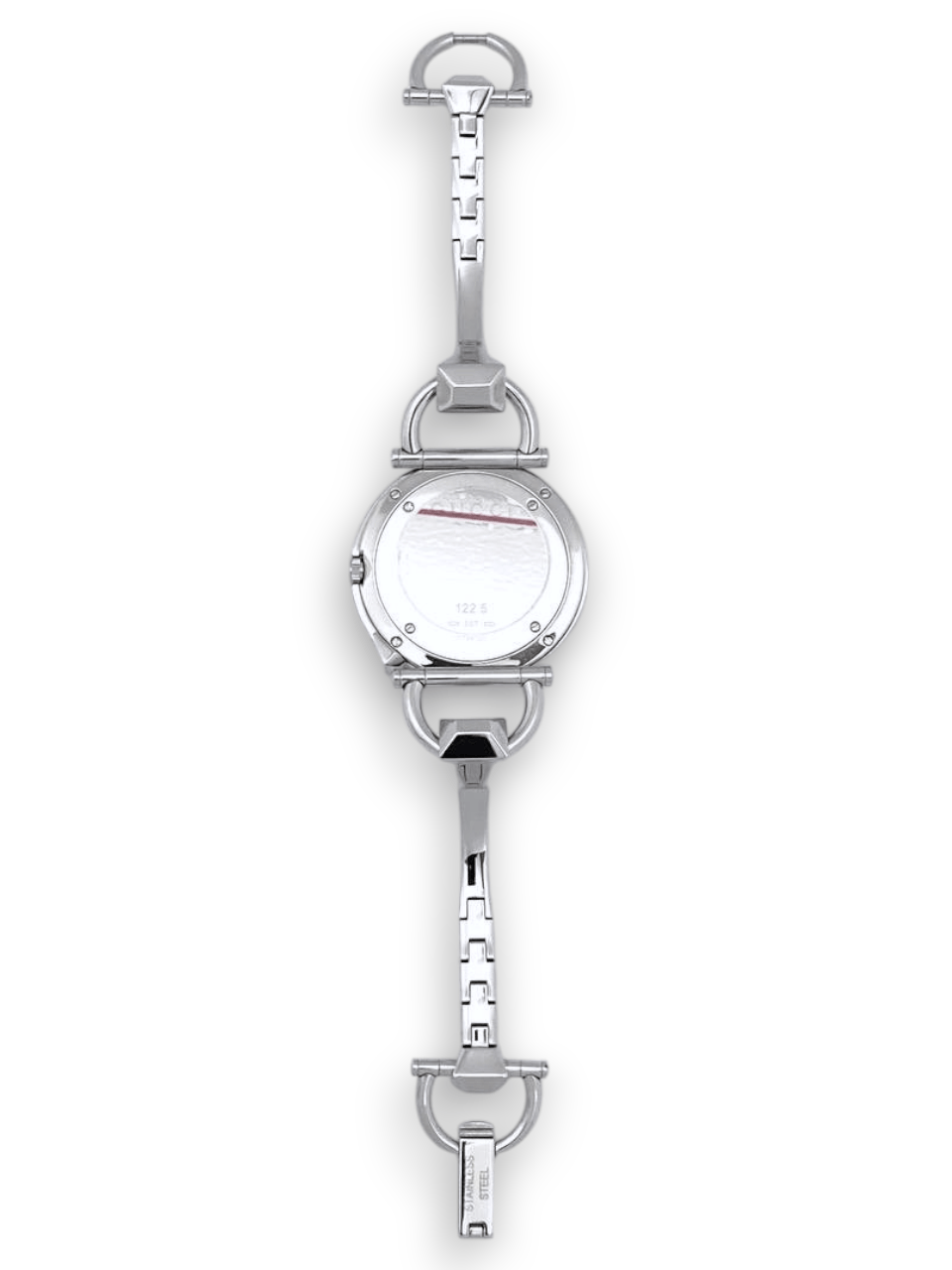 Gucci Gucci Chiodo Horsebit Round Bangle Silver Steel Watch Size ONE SIZE - 8 Thumbnail