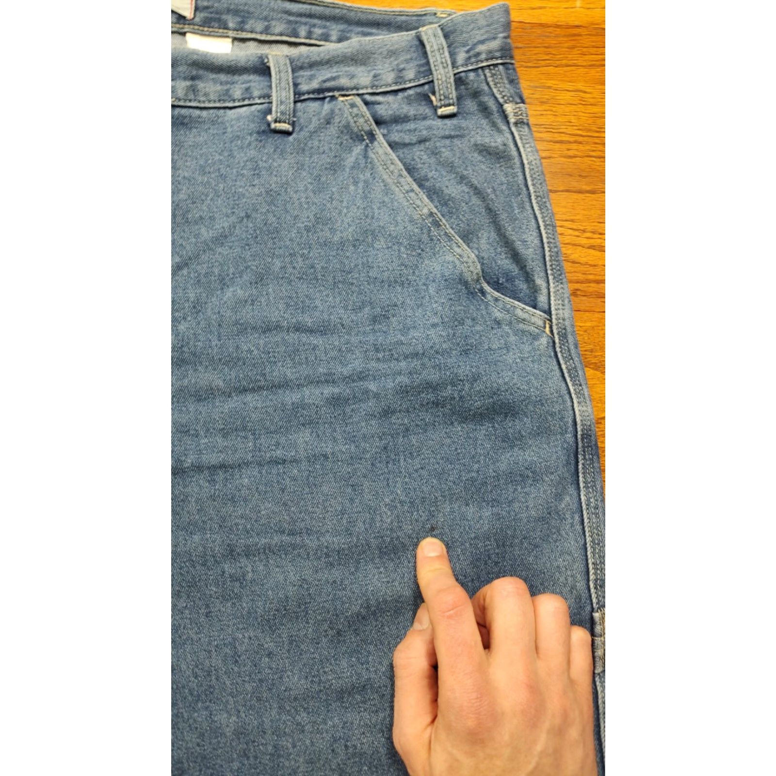 Levi's VINTAGE Levi's Carpenter Jeans Mens 38x30 Blue Relaxed Fit 5-Pocket Denim Seasonal 90s Skate Mens Size US 38 / EU 54 - 4 Thumbnail