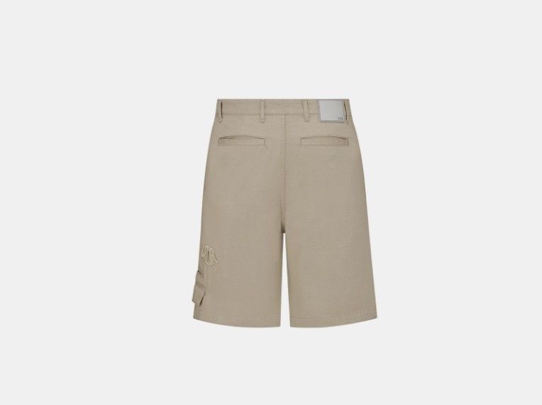Dior o1w1db10225 483D193A Bermuda Short in Beige & White Size US 36 / EU 52 - 2 Thumbnail