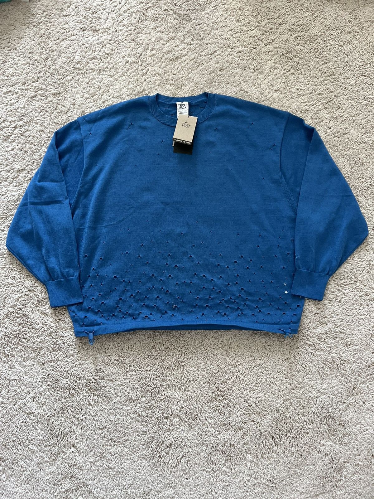 Nike Nike Sportswear Tech Pack Men Long-Sleeve Sweater Blue Size US L / EU 52-54 / 3 - 6 Thumbnail
