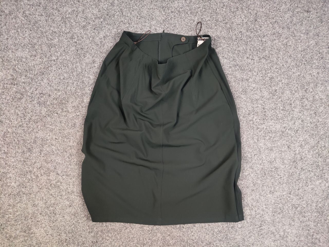 Jil Sander Vintage 90's Jil Sander Mid length skirt Green Size 28" / US 6 / IT 42 - 5 Thumbnail