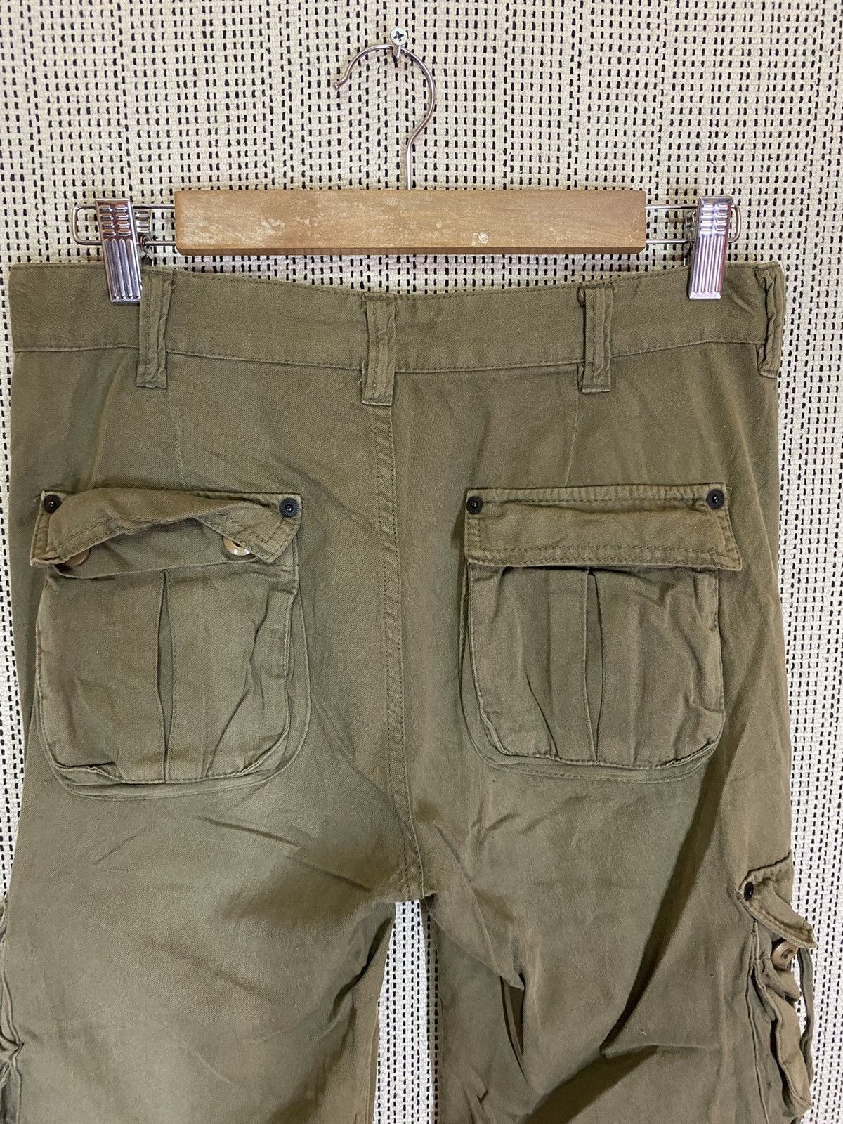 If Six Was Nine × Le Grande Bleu (L.G.B.) × Seditionaries ‼️JAPANASE BRAND MYSTIC CARGO PANT SUNFADED‼️ Size US 30 / EU 46 - 7 Thumbnail