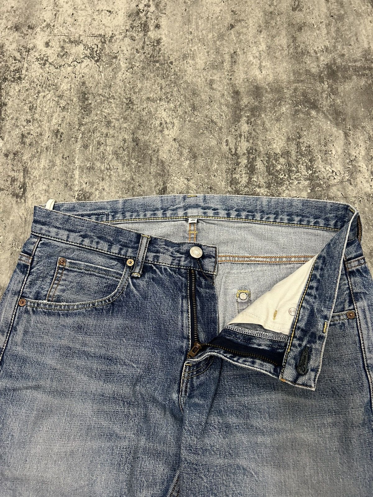 Japanese Brand HBNS Japan Selvedge Distressed Jeans Size US 34 / EU 50 - 11 Thumbnail