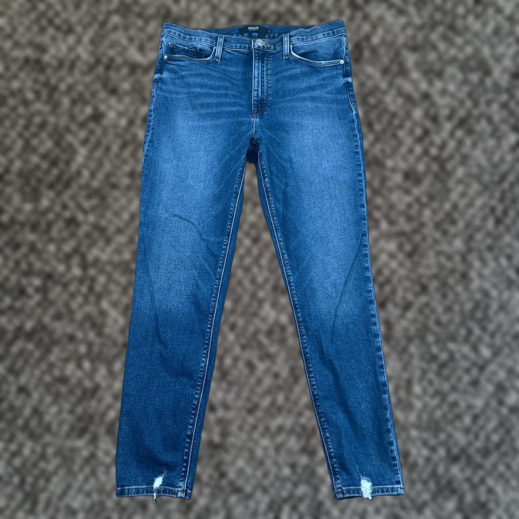 Hudson HUDSON Barbara Skinny Jeans Womens 31 Blue Medium Wash Denim 5-Pocket Stretch Regular Size Women's Jeans 27in Inseam Size 24" / US 00 / IT 34 - 1 Thumbnail