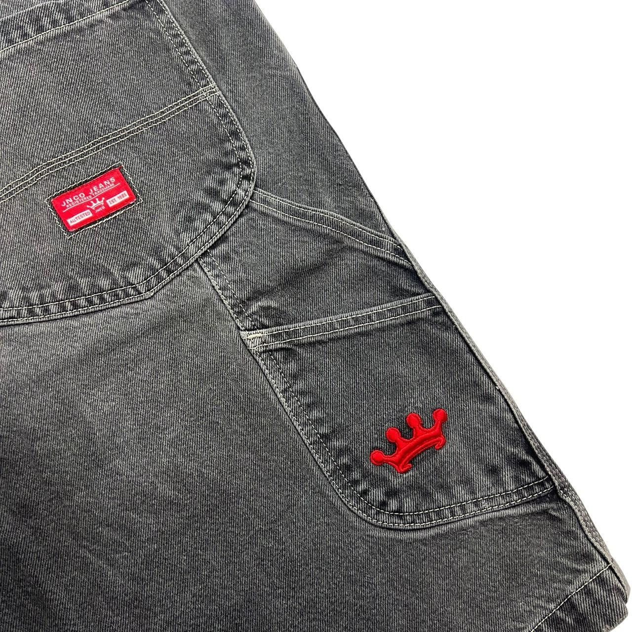 JNCO Vintage Jnco Red Crown Carpenter Denim Shorts Jorts Waist 36 Size US 36 / EU 52 - 3 Thumbnail