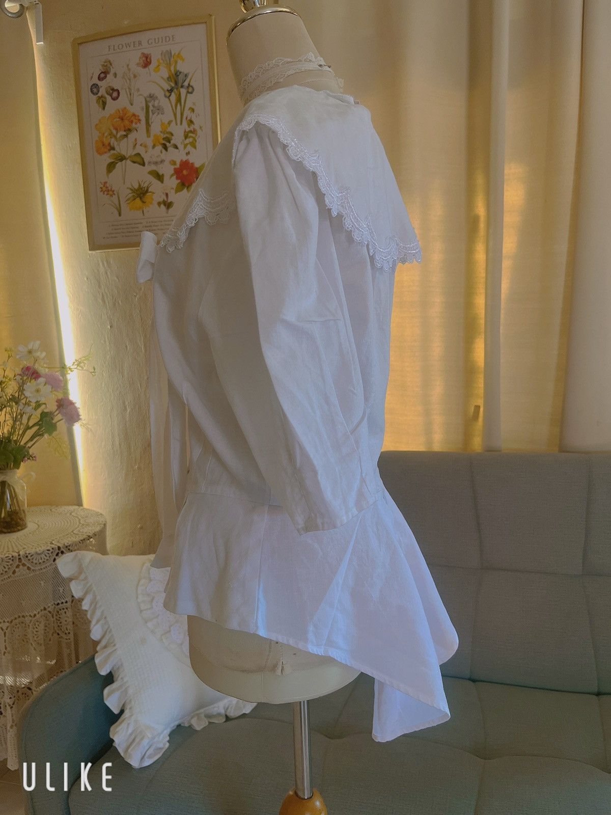 Vintage Gunne Sax Vintage White Blouse Size M / US 6-8 / IT 42-44 - 3 Thumbnail