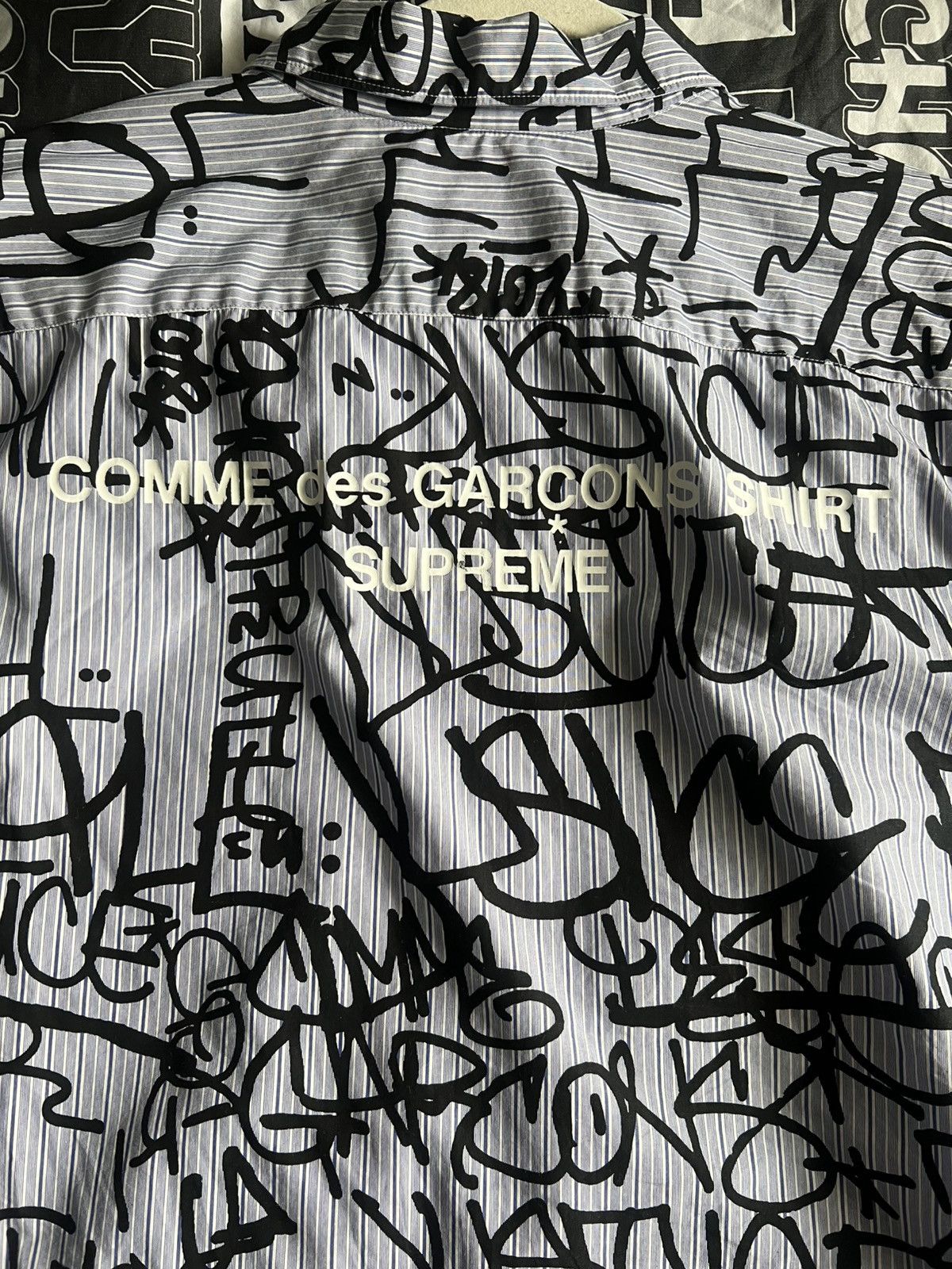 Comme des Garcons SHIRT × Supreme Supreme x cdg graffiti shirt Size US XL / EU 56 / 4 - 3 Thumbnail