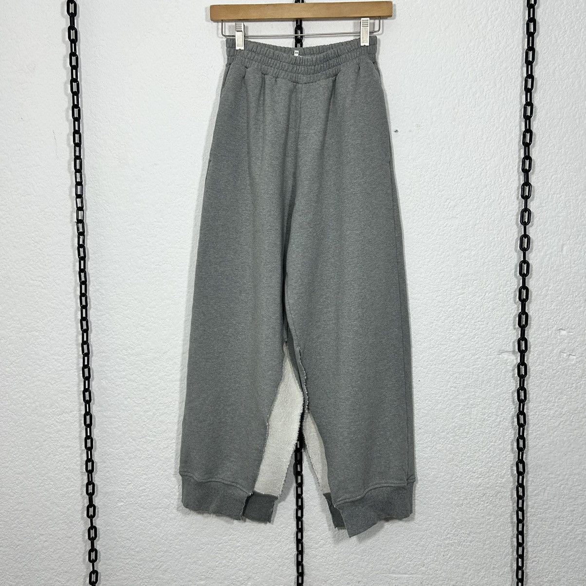 Slit-detail track pants Martin Maison Margiela
