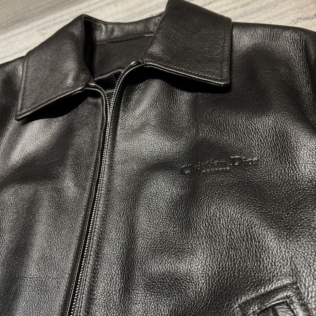 Dior Dior Leather Jacket Size US L / EU 52-54 / 3 - 3 Thumbnail