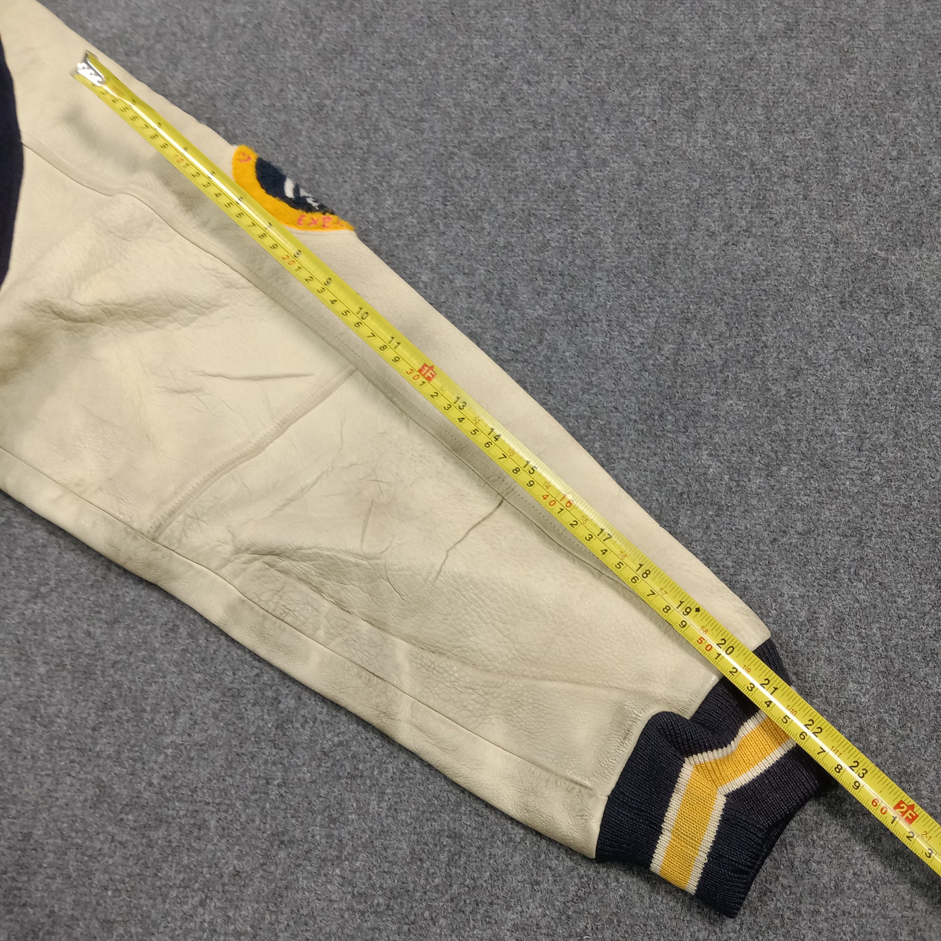 Vintage First Down Exploration USA Letterman Varsity Jacket C291N34 Size US L / EU 52-54 / 3 - 7 Thumbnail