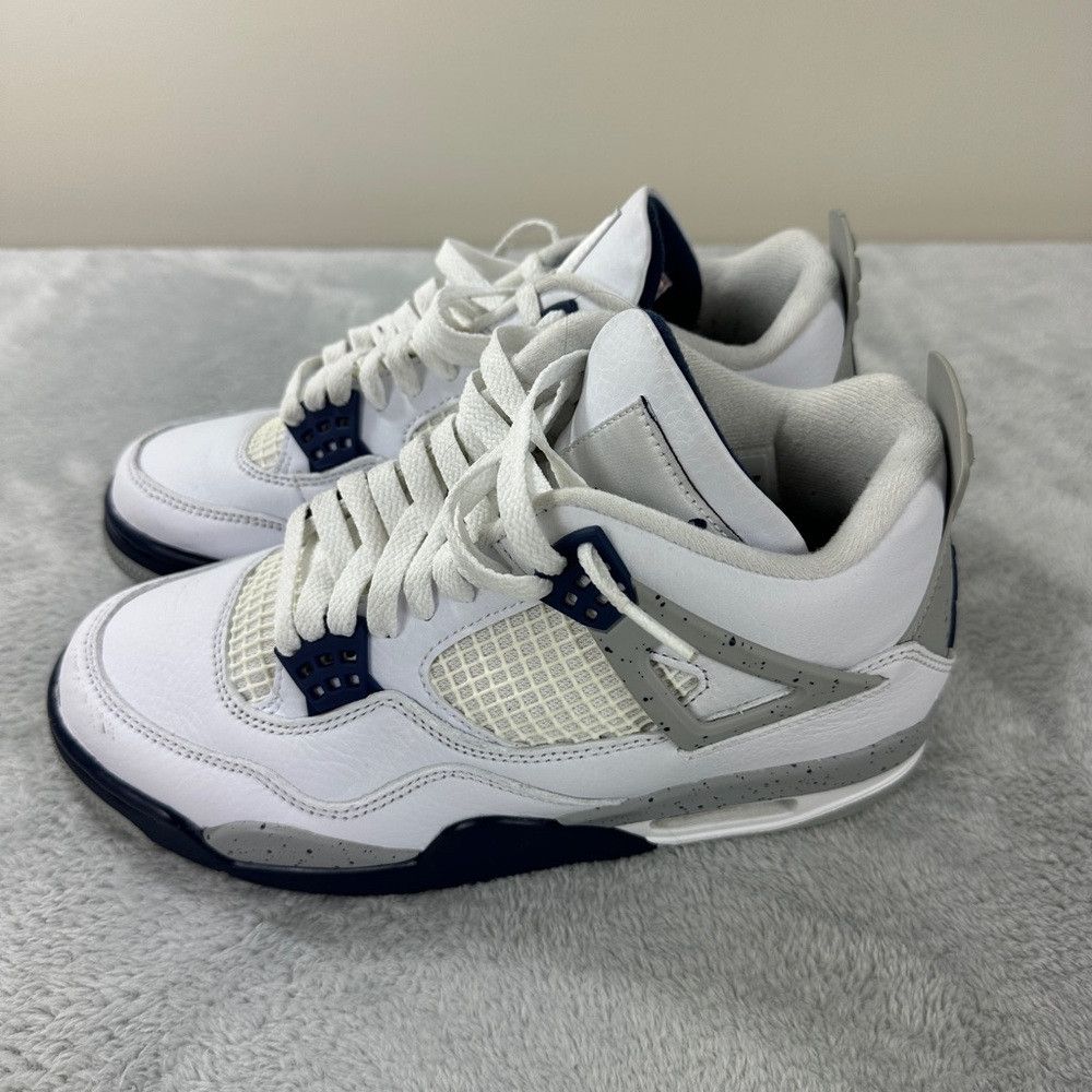 Jordan Brand Nike Air Jordan Retro 4 midnight Navy men's size 7 US DH692 Size US 7 / EU 40 - 9 Thumbnail