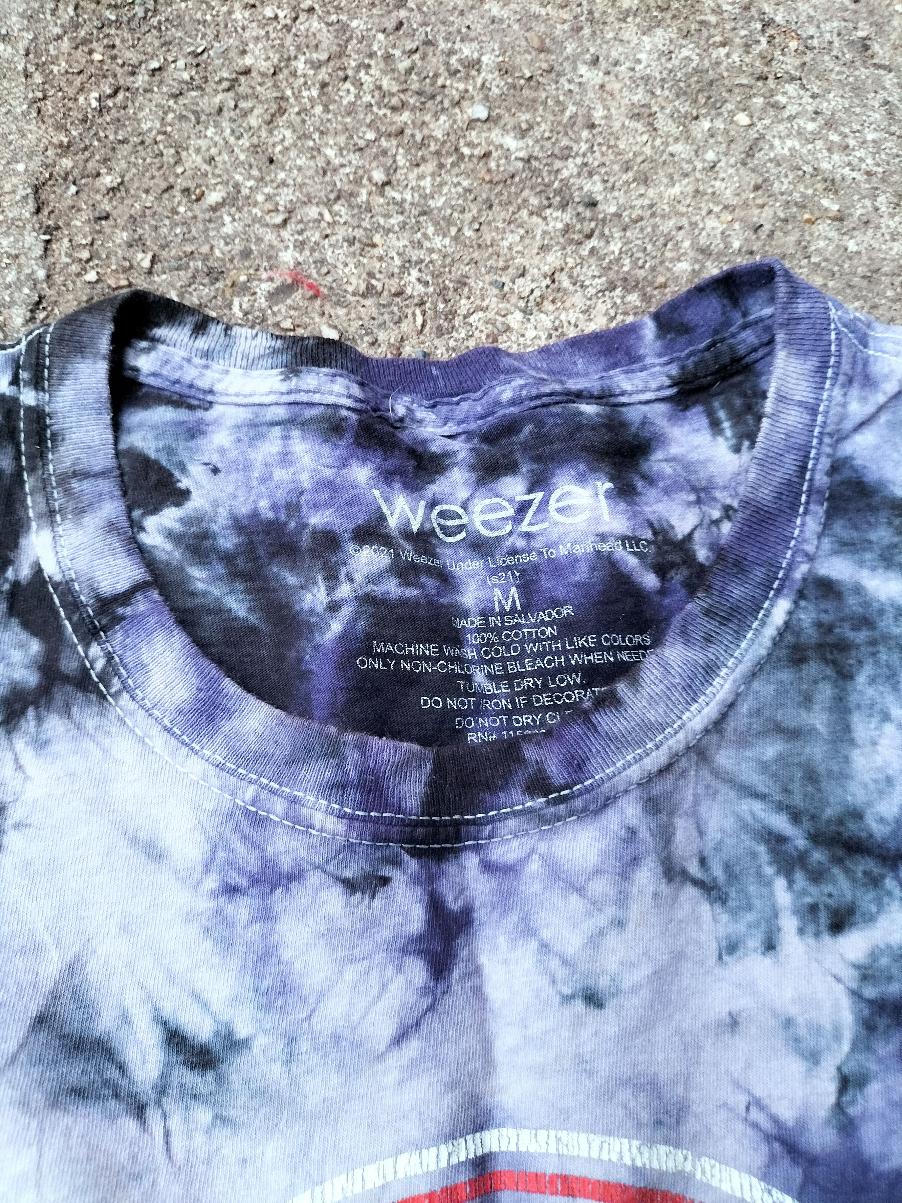 Band Tees Weezer band tye dye sleeveless fashion rockwear Size US M / EU 48-50 / 2 - 4 Thumbnail