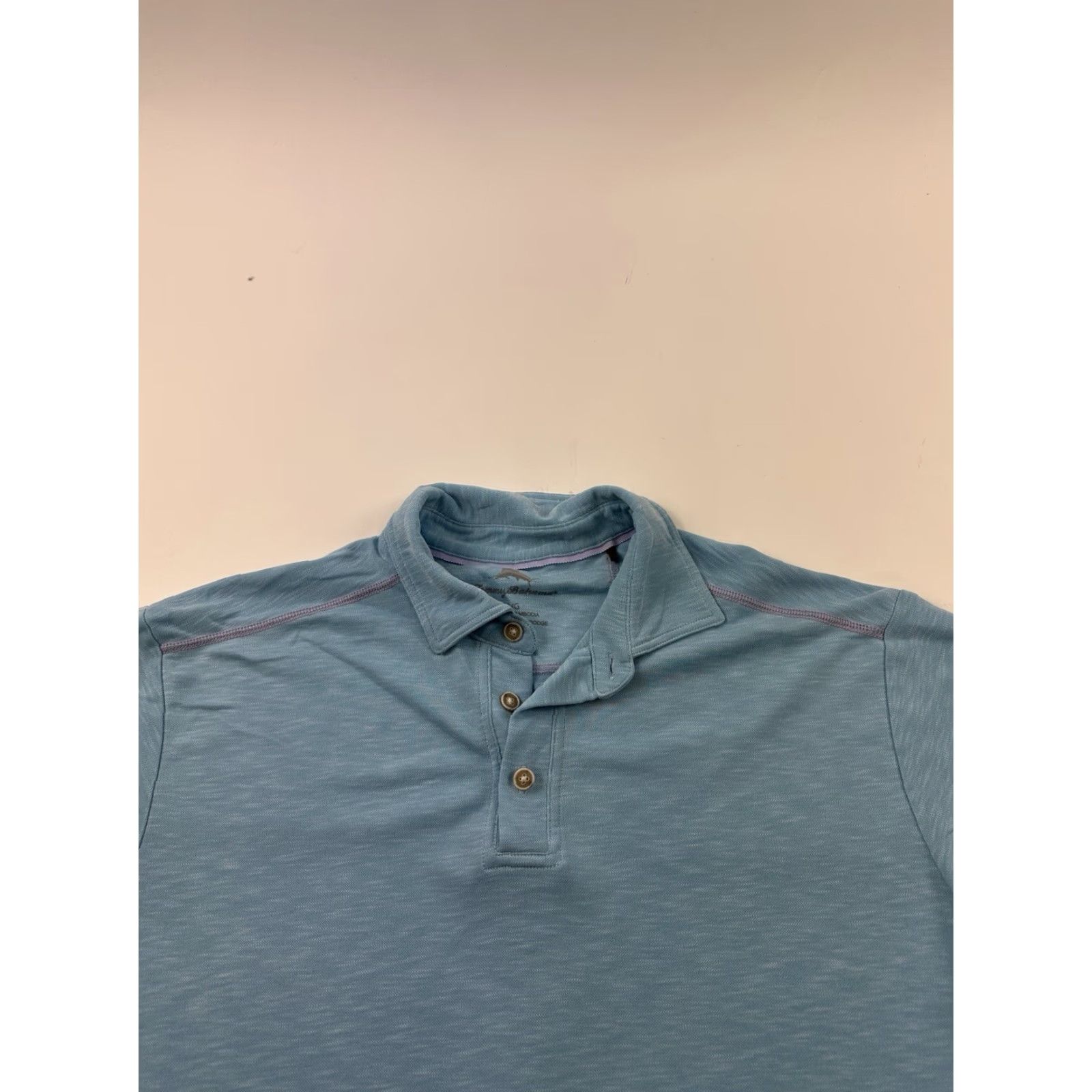 Tommy Bahama Tommy Bahama Shirt Mens Large Light Blue Hawaiian Polo Short Sleeve Size US L / EU 52-54 / 3 - 2 Thumbnail