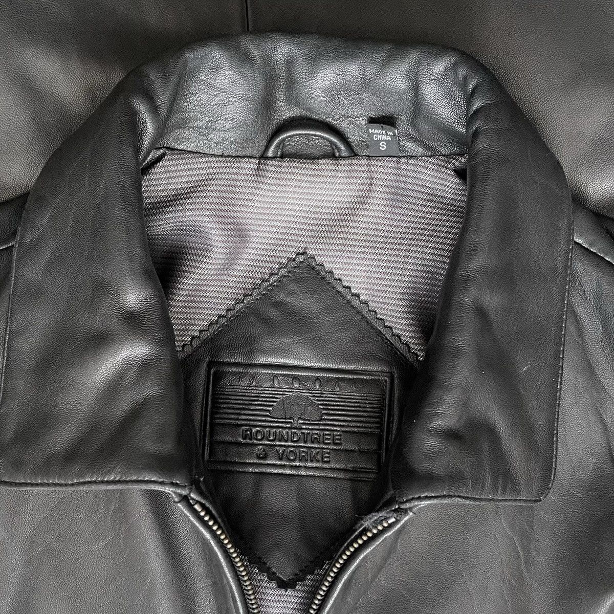 Genuine Leather Vintage 90s Black Leather Jacket Size US S / EU 44-46 / 1 - 5 Thumbnail
