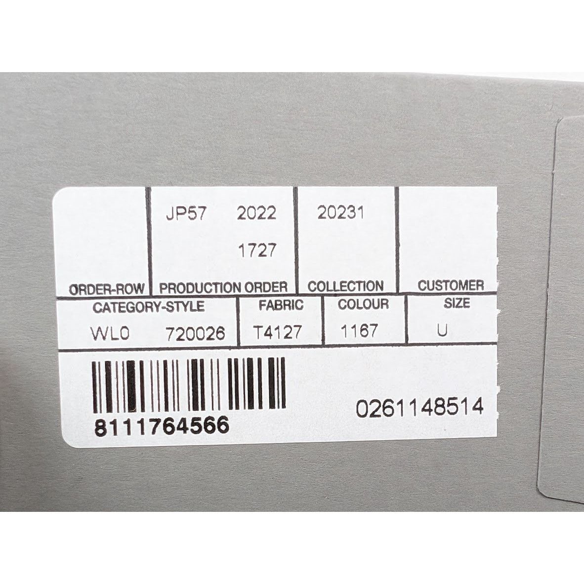 Balenciaga o1rshd1 Q:2/Size:OS/Unisex Cashmere Beanie Cap / Hat in Grey Size ONE SIZE - 16 Thumbnail