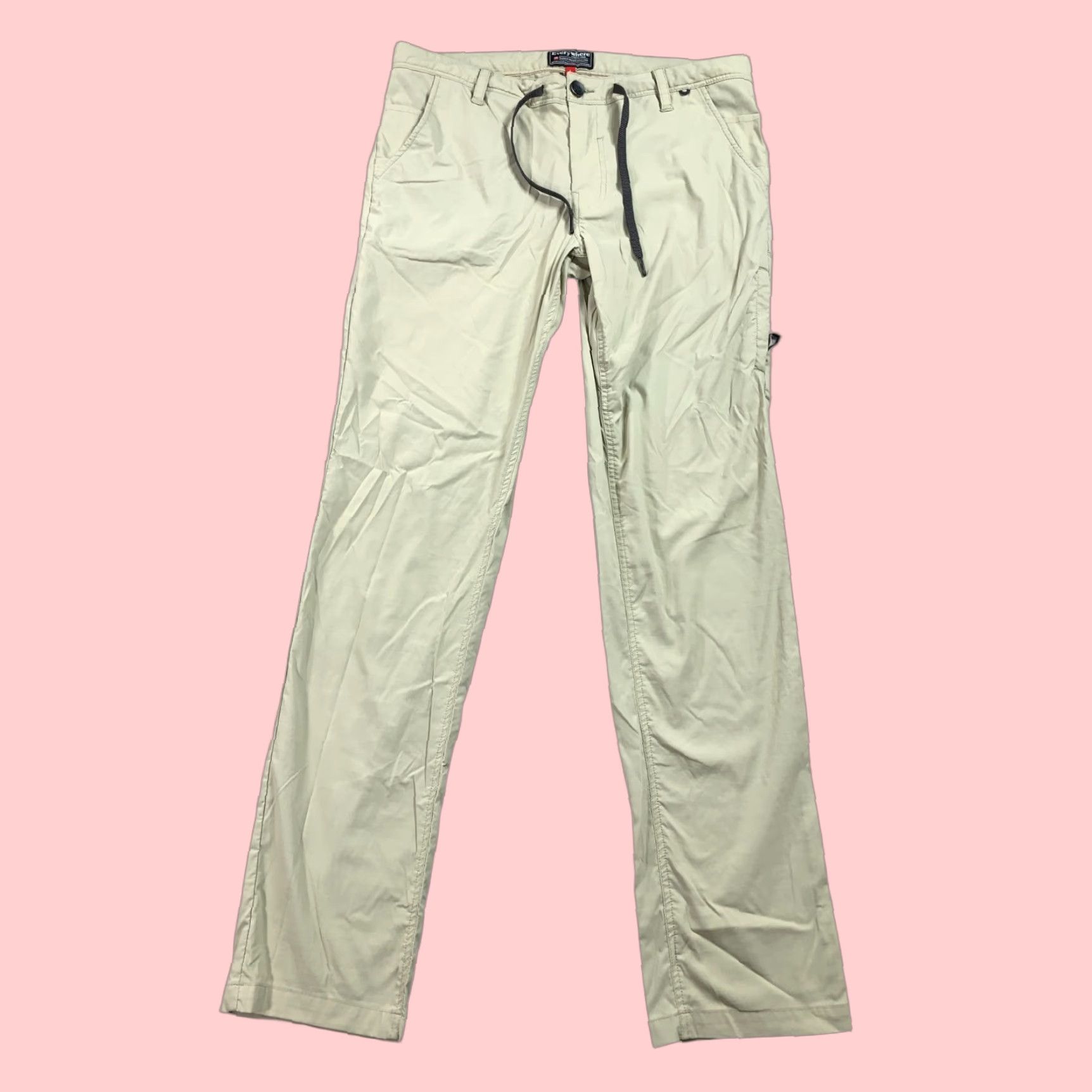 VINTAGE None Pants Men Large Khaki 686 Everywhere Featherlight