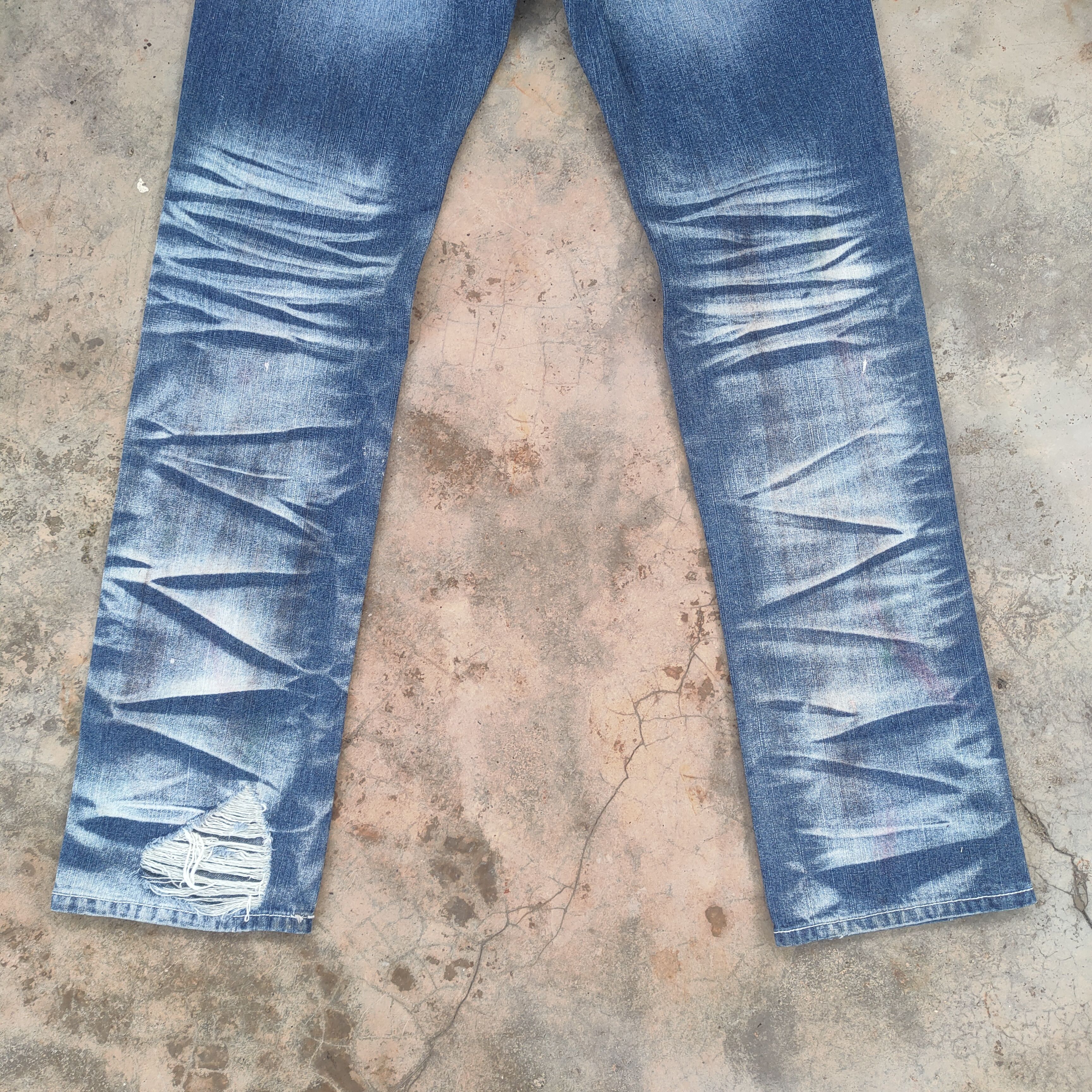 Japanese Brand W30 VINTAGE JAPANESE DISTRESSED FADED JEANS DENIM PANTS Size US 30 / EU 46 - 10 Thumbnail