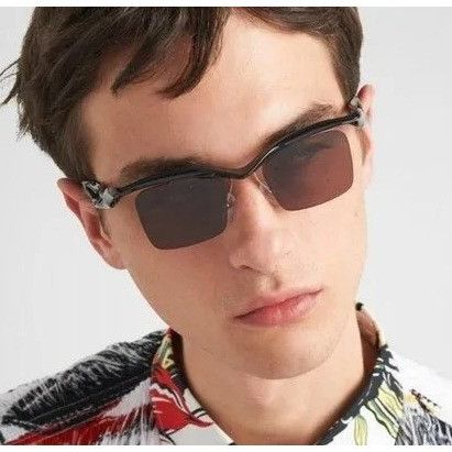 Prada NEW PRADA SUNGLASSES PRA15S 1AB8C1 BROWN PR A15S, SPR A15S Size ONE SIZE - 2 Thumbnail