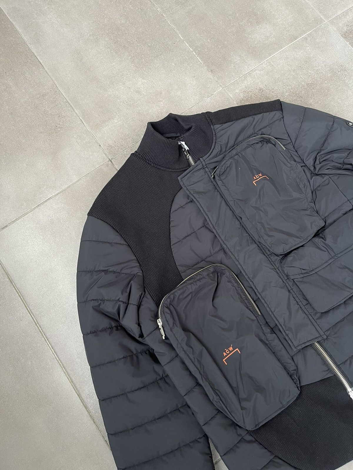 A-COLD-WALL* !DS! A-COLD-WALL* Asymmetric Technical Padded Black Jacket Size US M / EU 48-50 / 2 - 13 Thumbnail