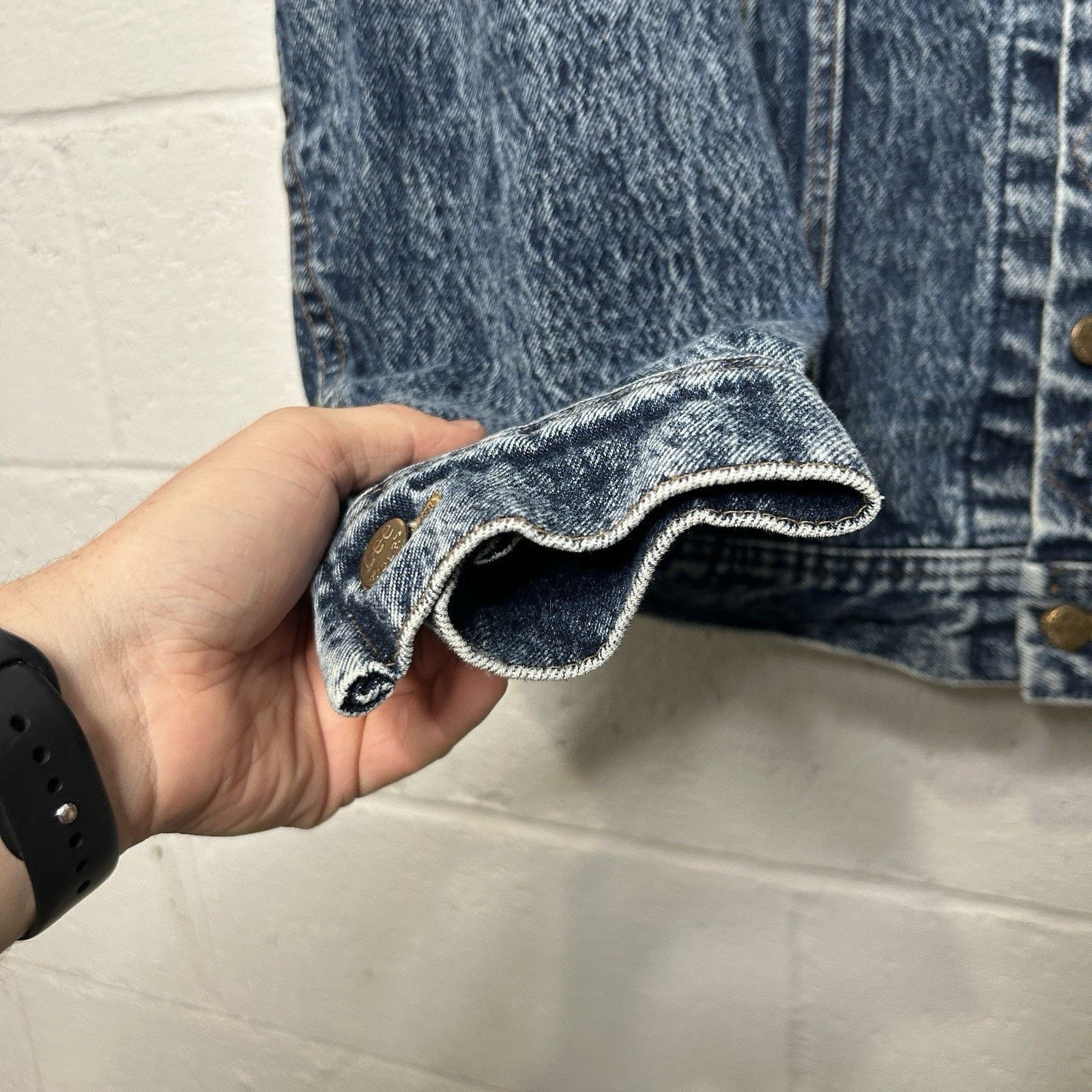 Lee Vintage Lee Riders Union Denim Trucker Jacket “Dark Wash” Size US L / EU 52-54 / 3 - 6 Thumbnail