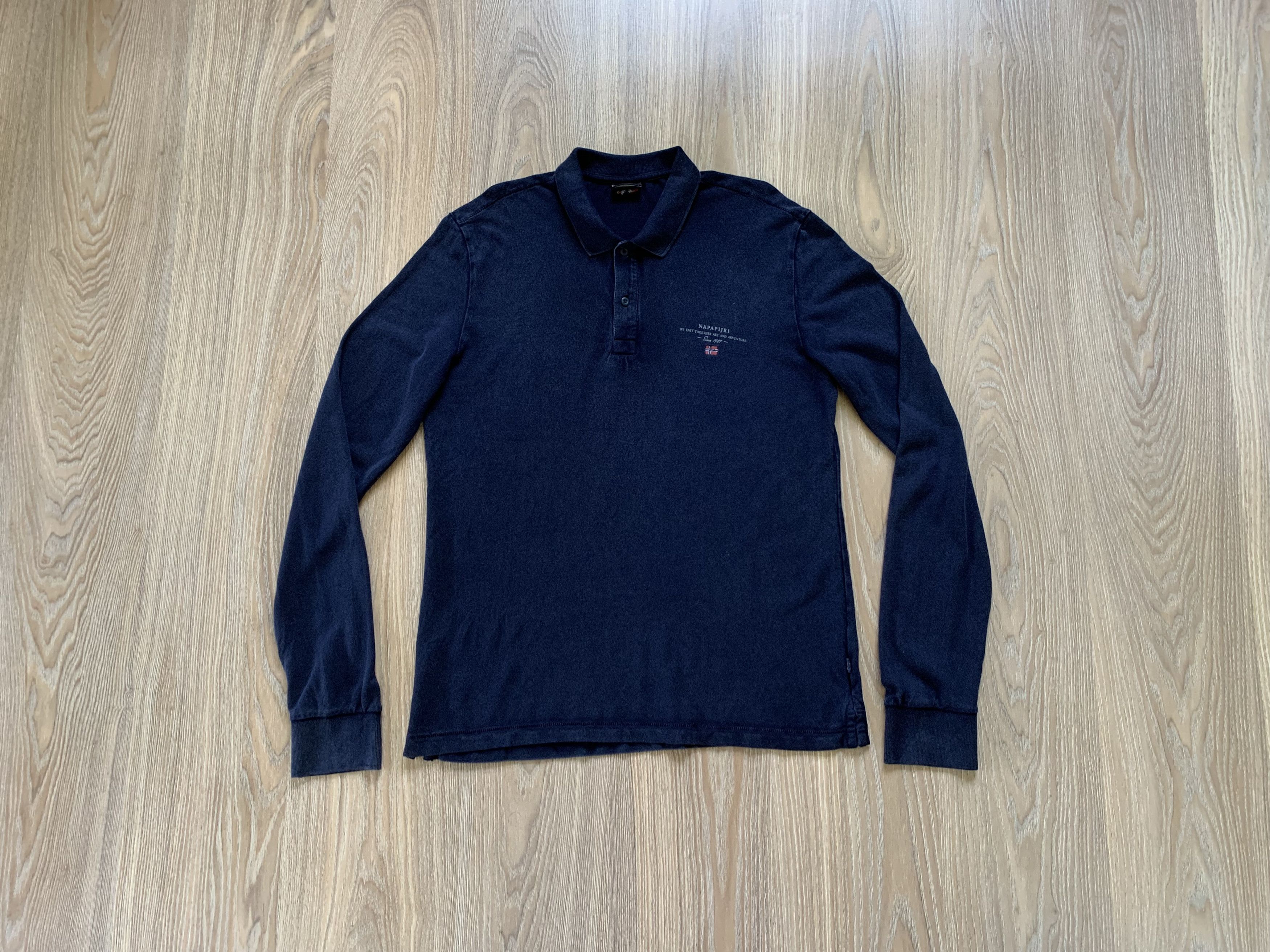 Napapijri Napapijri Cotton Polo T Shirt Size US L / EU 52-54 / 3 - 1 Thumbnail
