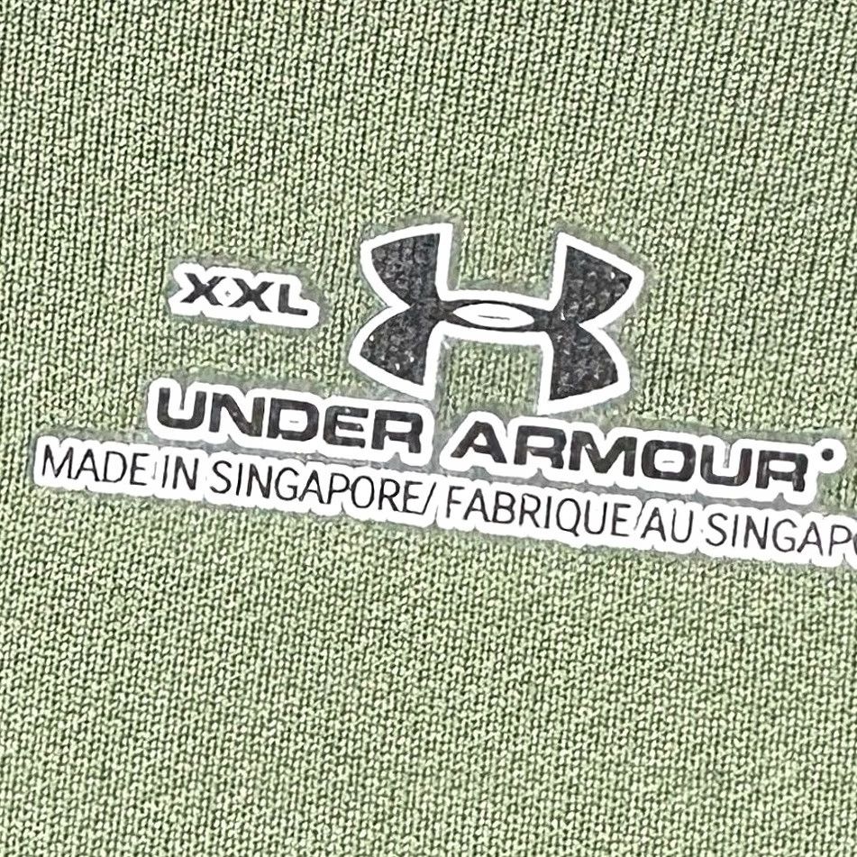 Under Armour Under Armour Mock Pullover Sweatshirt Mens 2XL Green Logo Outdoor Walking Golf Pullover Stretch Button? Size US XXL / EU 58 / 5 - 5 Thumbnail