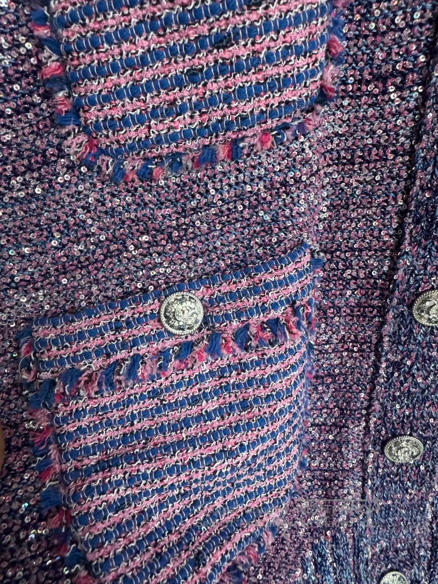 Chanel Chanel 23P Sequin Jacket. Size XXS / US 00 / IT 34 - 5 Thumbnail