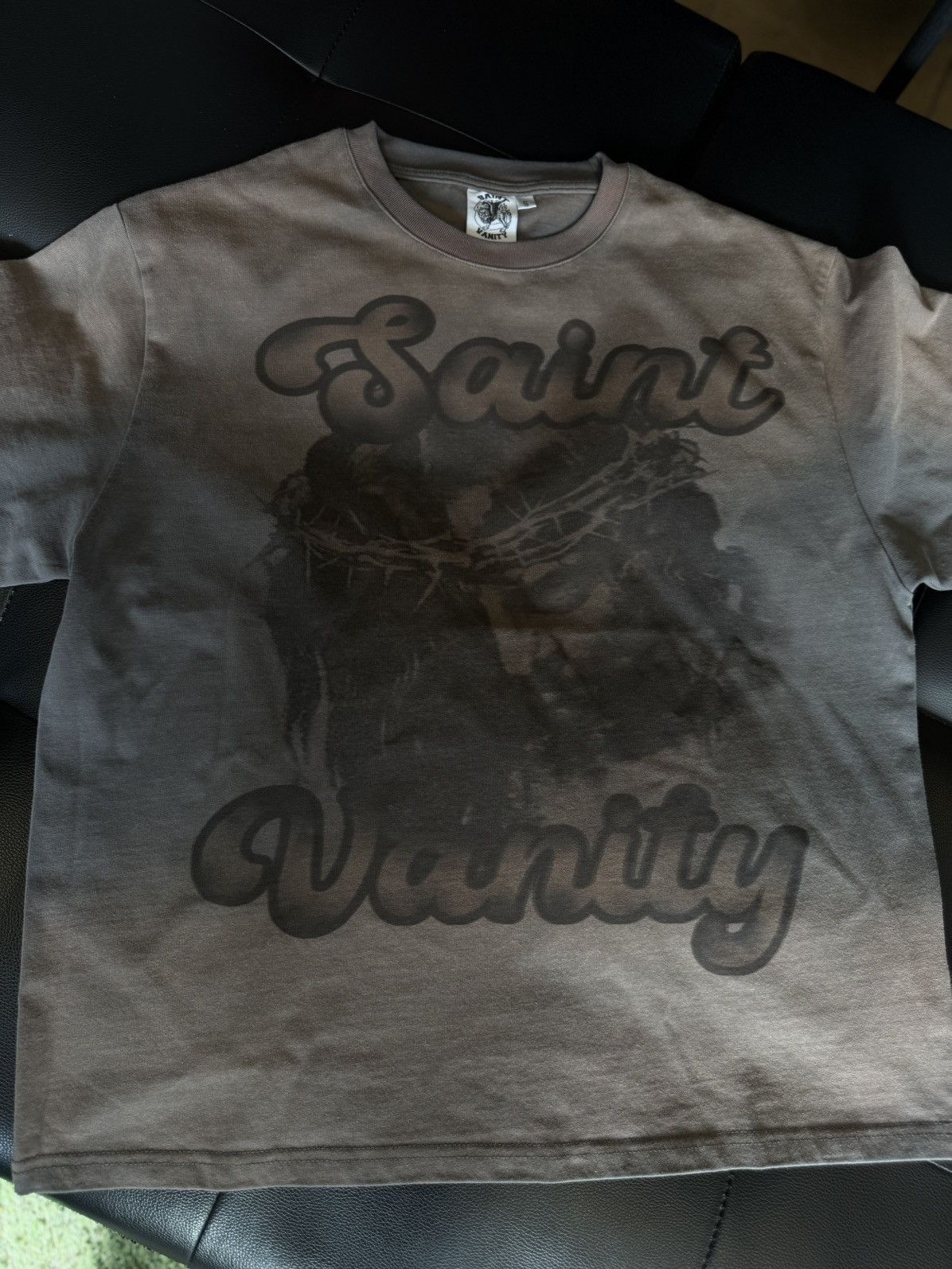 Saint Vanity Saint Vanity UNRELEASED Tee Shirt Logo Grey Size S (NEW) Size US S / EU 44-46 / 1 - 5 Thumbnail