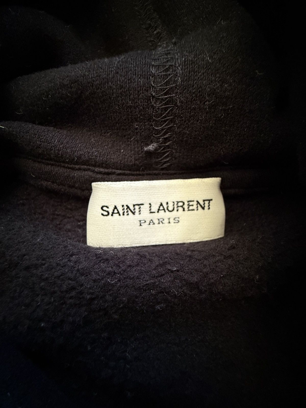 Saint Laurent Paris $1150 🤑 Saint Laurent 50’s signature logo hoodie black L Size US L / EU 52-54 / 3 - 20 Thumbnail