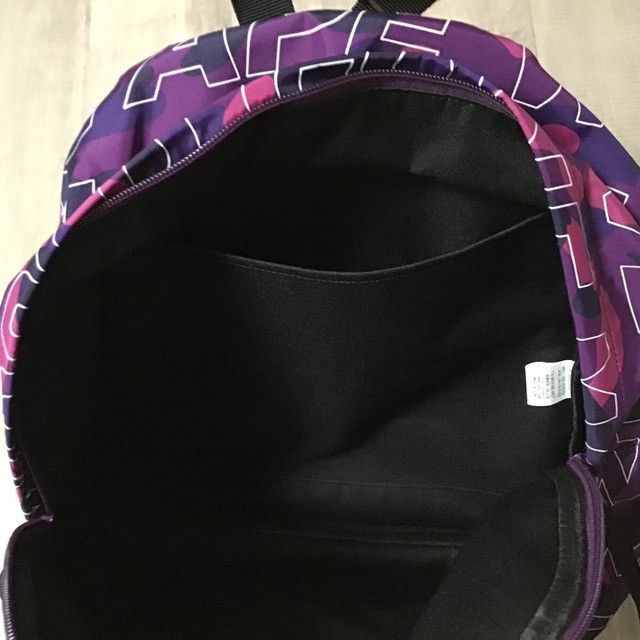 Bape BAPE Backpack TEXT COLOR CAMO Purple a bathing ape Size ONE SIZE - 5 Thumbnail