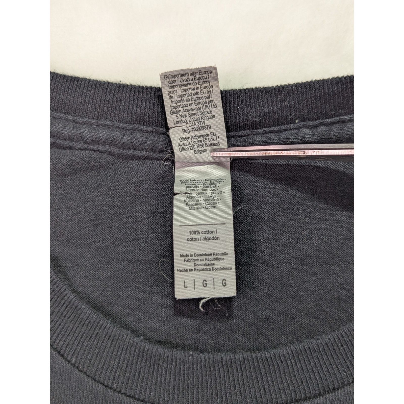 Gildan VTG Sz Large Black Lightly Faded TShirt Movie Promo 99/Y2K Size US L / EU 52-54 / 3 - 6 Thumbnail